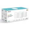 TP-Link AX1500 Całodomowy System Mesh Wi-Fi 6, 3 sztuki, Biały, Wewnętrzny, System Mesh, Zasilanie, Dwuzakresowy (2,4 GHz / 5 GHz), Wi-Fi 6 (802.11ax)