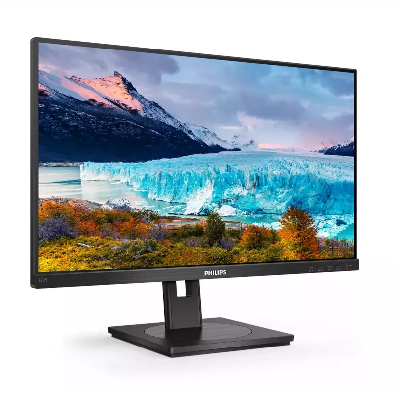 Monitor komputerowy Philips S Line 222S1AE/00, 54,6 cm (21,5 cala), 1920 x 1080 pikseli, Full HD, LCD, czarny