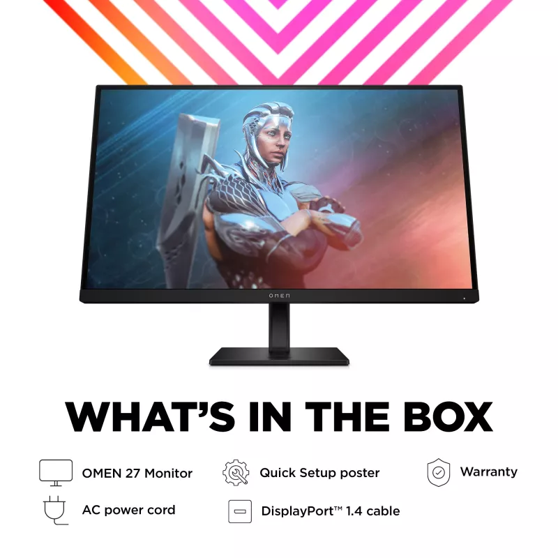 Monitor gamingowy OMEN by HP 27 cali FHD 165Hz - OMEN 27