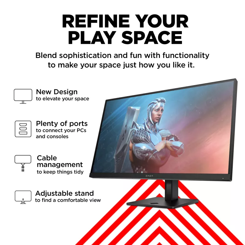 Monitor gamingowy OMEN by HP 27 cali FHD 165Hz - OMEN 27