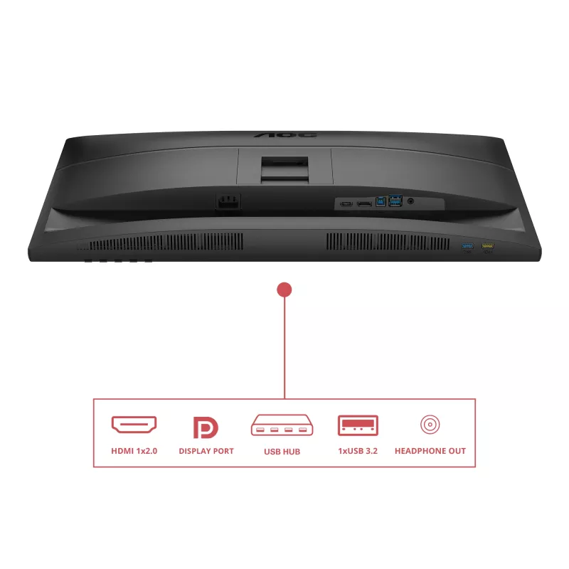 Monitor komputerowy AOC E4 Q27E4U 68,6 cm (27 cali) 2560 x 1440 Quad HD LED Czarny