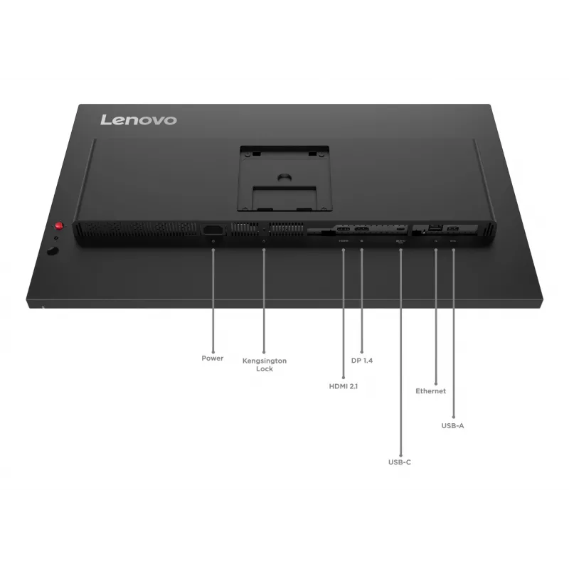 Monitor Lenovo ThinkVision T27UD-40, 68,6 cm (27 cali), 3840 x 2160 pikseli, 4K Ultra HD, LCD, 6 ms, Czarny