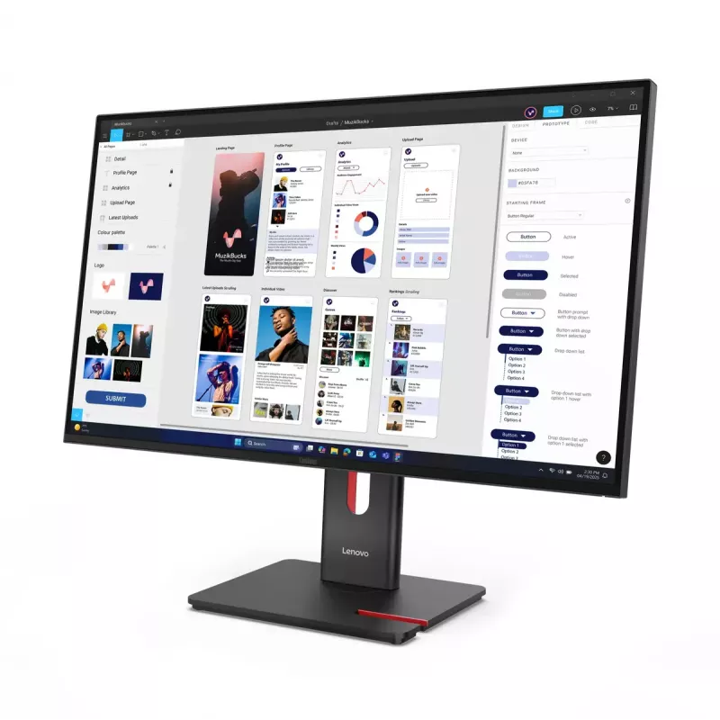 Monitor Lenovo ThinkVision T32UD-40 31,5 cala 4K Ultra HD LCD 3840 x 2160 pikseli