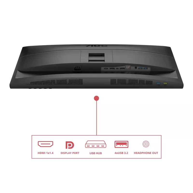 Monitor komputerowy AOC 27E4CV 68,6 cm (27 cali) 1920 x 1080 pikseli Full HD LED Czarny