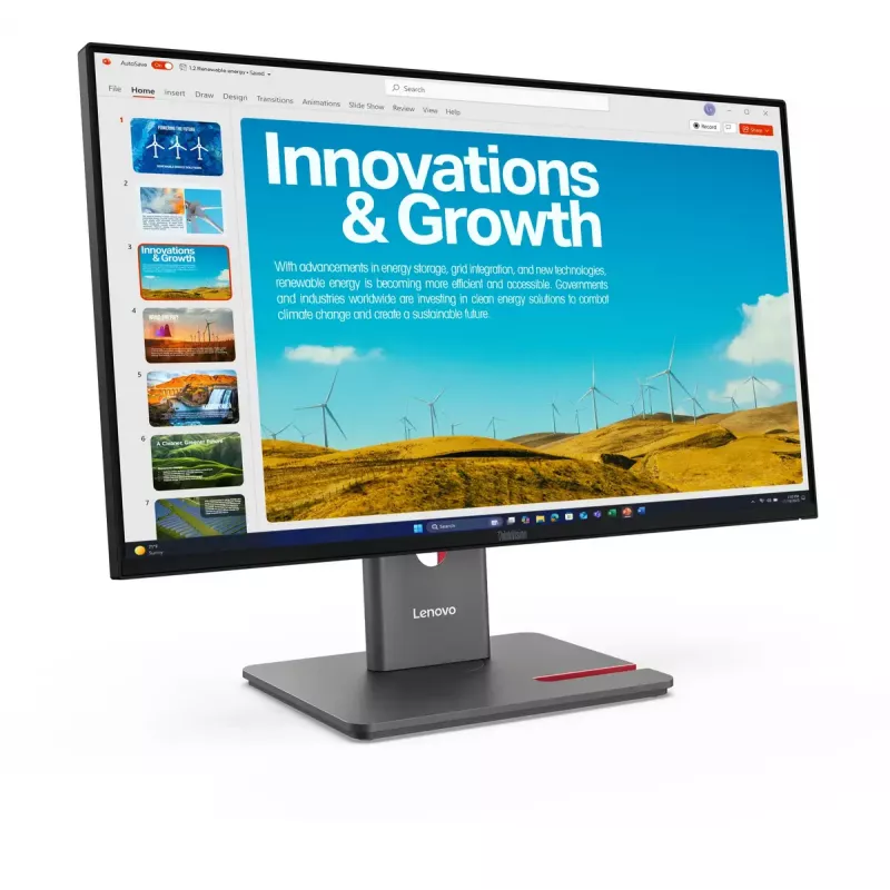 Monitor Lenovo ThinkVision P24QD-40 23,8 cala Quad HD LCD 2560 x 1440