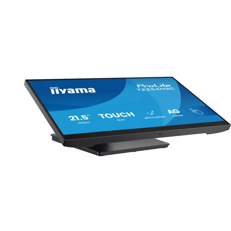 Monitor komputerowy iiyama T2254MSC-B2AG 54,6 cm (21,5 cala) 1920 x 1080 pikseli Full HD LED dotykowy Czarny