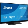 Monitor komputerowy iiyama T2254MSC-B2AG 54,6 cm (21,5 cala) 1920 x 1080 pikseli Full HD LED dotykowy Czarny