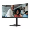 Monitor komputerowy AOC CU34E4C 86,4 cm (34 cale) 3440 x 1440 pikseli Czarny