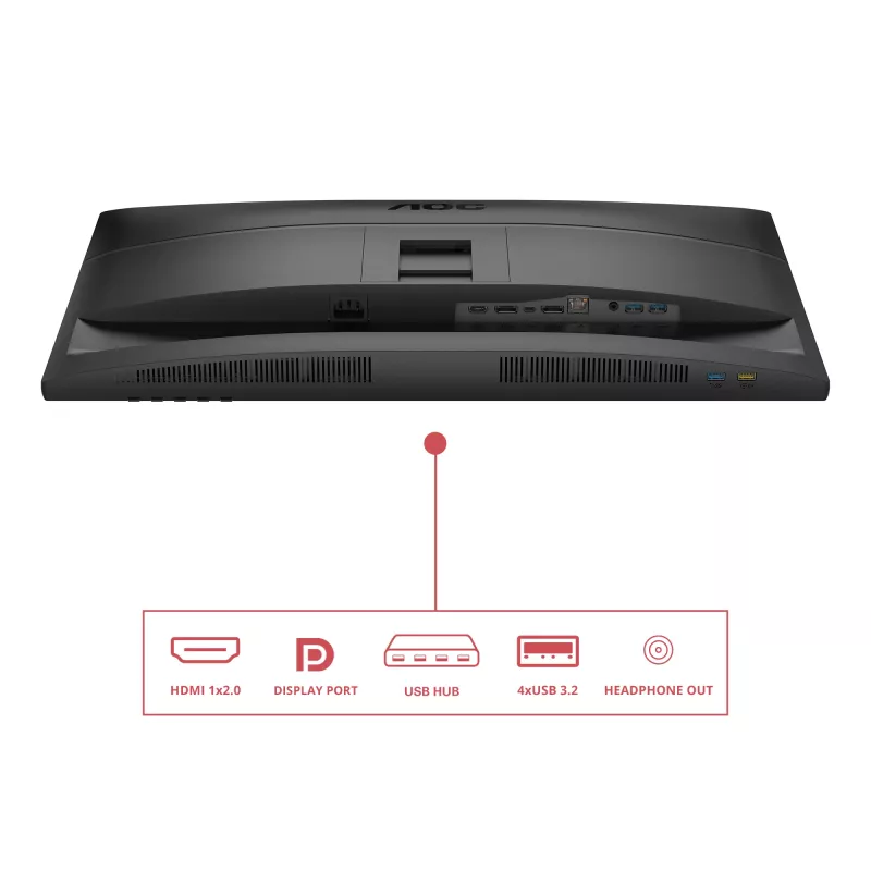 Monitor komputerowy AOC E4 Q27E4CV 68,6 cm (27 cali) 2560 x 1440 pikseli Quad HD LED Czarny