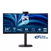 Philips 3000 series 34B2U3600CH/00 monitor komputerowy 86.4 cm (34 cale) 3440 x 1440 pikseli Wide Quad HD LCD Czarny