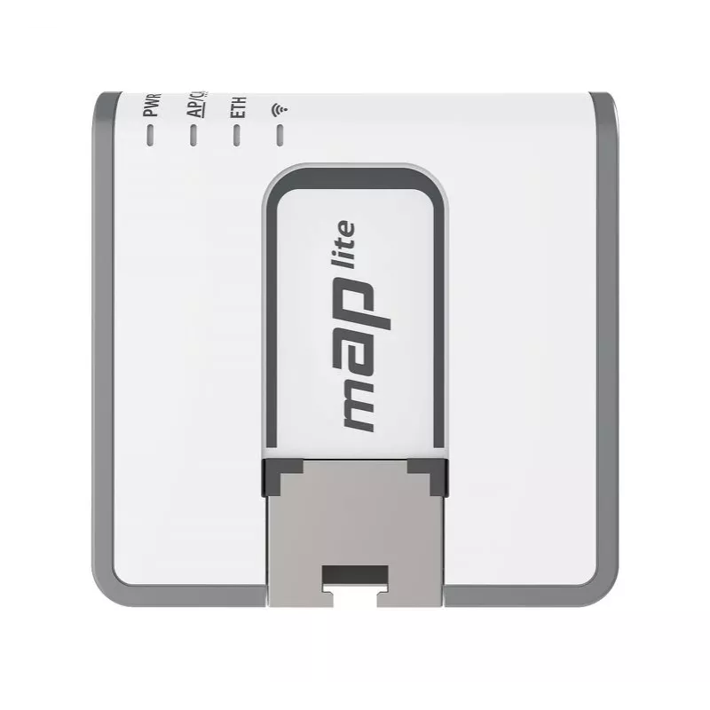 MIKROTIK Map Lite z procesorem 650 MHz, 64 MB RAM, 1x LAN, wbudowaną podwójną anteną