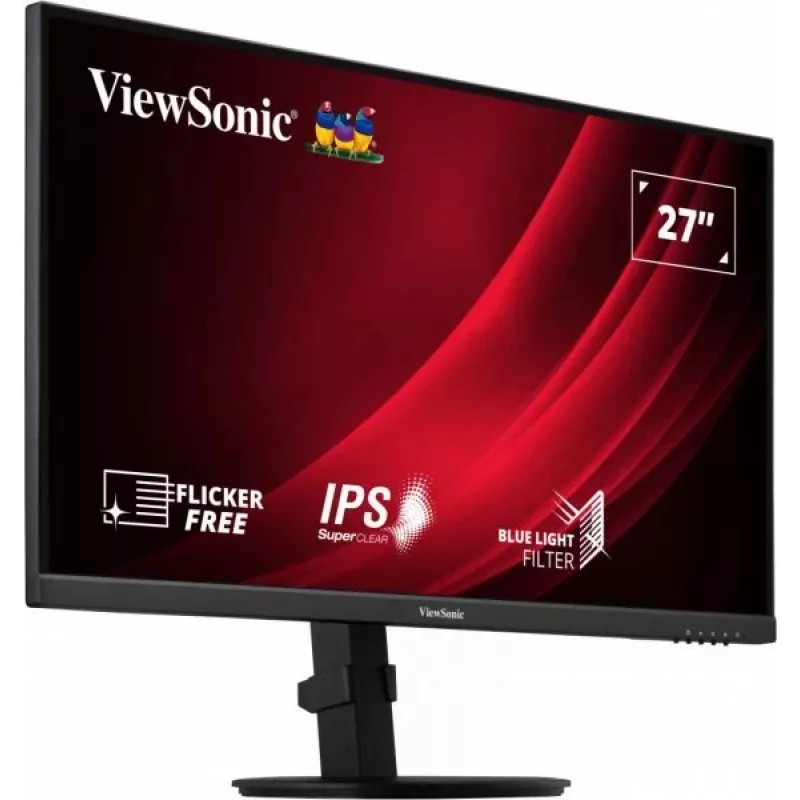 Monitor komputerowy Viewsonic VG Series VG2709-2K-MHD-2 68.6 cm (27 cali) 2560 x 1440 pikseli Quad HD LED Czarny