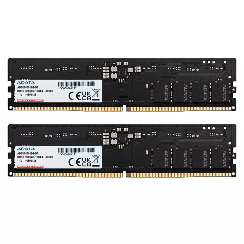 Moduł pamięci ADATA AD5U560032G-DT 64 GB 2 x 32 GB DDR5 288-pin DIMM