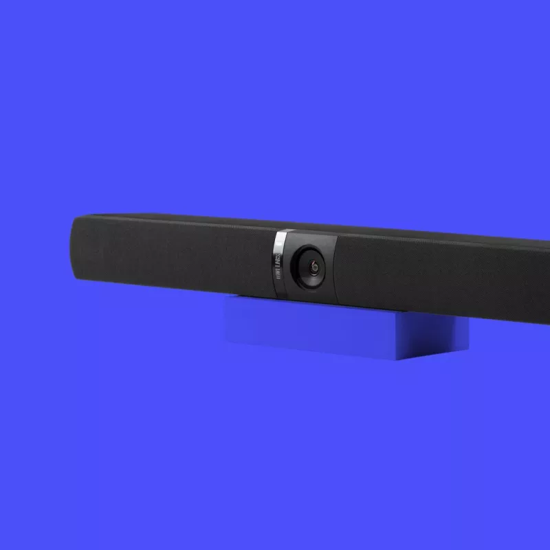 Owl Labs Owl Bar — Urządzenie do wideokonferencji 4K z aktywnym śledzeniem mówcy (dodaj Meeting Owl 3 lub Pro, aby uzyskać zasięg 360° i automatyczne przełączanie kamer)