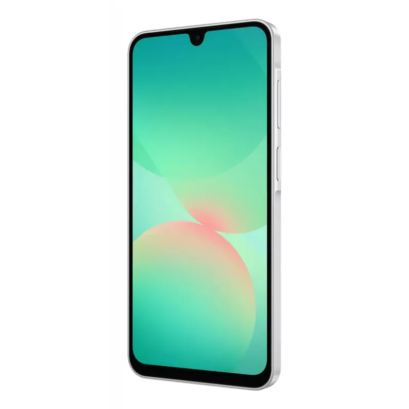 Smartfon Samsung Galaxy A26 5G — 6,7 cala Super AMOLED, 128 GB, 6 GB RAM, potrójny aparat 50 MP, IP67, 5000 mAh (Biały)