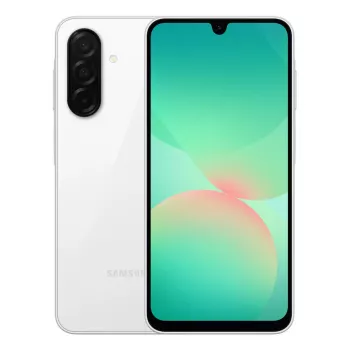 Smartfon Samsung Galaxy A26 5G — 6,7 cala Super AMOLED, 128 GB, 6 GB RAM, potrójny aparat 50 MP, IP67, 5000 mAh (Biały)