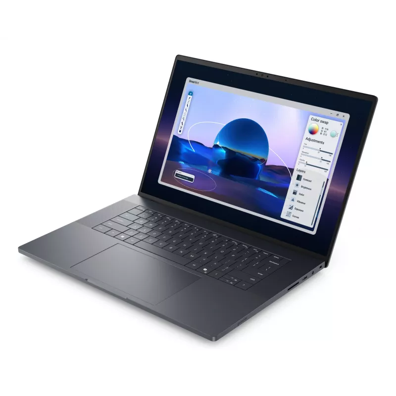 DELL Pro Max 16 Premium MA16250 Intel Core Ultra 7 265H Mobilna stacja robocza 40,6 cm (16 cali) Full HD+ 32 GB LPDDR5x-SDRAM 1 TB SSD NVIDIA RTX PRO 2000 Blackwell Wi-Fi 7 (802.11be) Windows 11 Pro Niemiecki Czarny