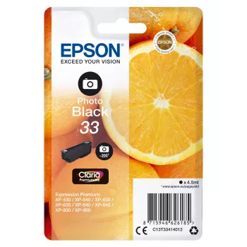 Wkład Epson 33 Photo-sort 200 zdjęć Atrament C13T33414012 Czarny