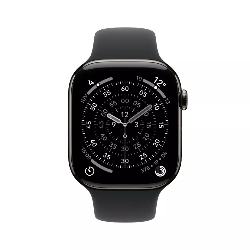 Smartwatch Apple Watch Series 11 GPS + Cellular 42mm Koperta Slate Titanium Czarny Pasek Sportowy M/L