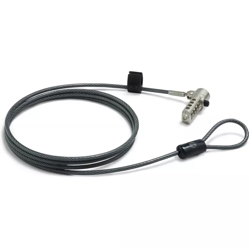 HP Essential Nano Combination kabel Lock, 1,83 m, Zamek szyfrowy, stal nierdzewna