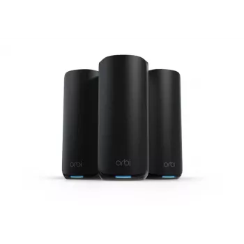 NETGEAR Orbi 870 Trójzakresowy (2,4 GHz / 5 GHz / 6 GHz) Wi-Fi 7 (802.11be) Czarny 4 Wewnętrzne