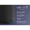 NETGEAR Orbi 870 Trójzakresowy (2,4 GHz / 5 GHz / 6 GHz) Wi-Fi 7 (802.11be) Czarny 4 Wewnętrzne