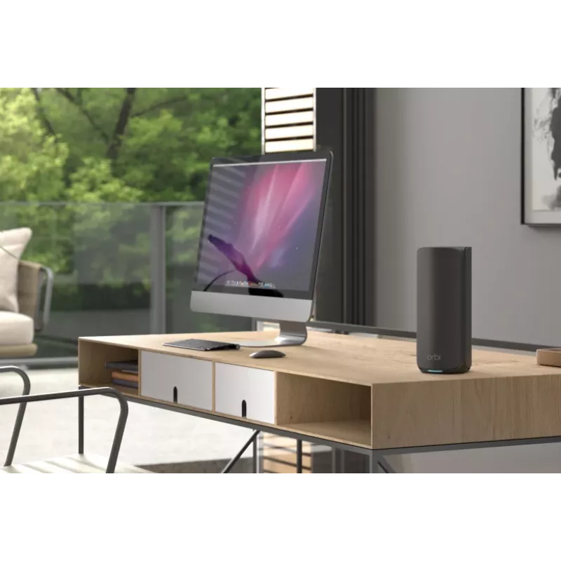 NETGEAR Orbi 870 Trójzakresowy (2,4 GHz / 5 GHz / 6 GHz) Wi-Fi 7 (802.11be) Czarny 4 Wewnętrzne