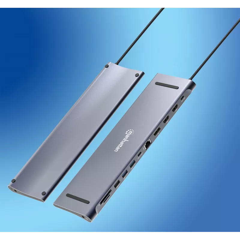 Dok/Stacja dokująca Manhattan USB-C 10 portów 4K 60Hz Power Delivery