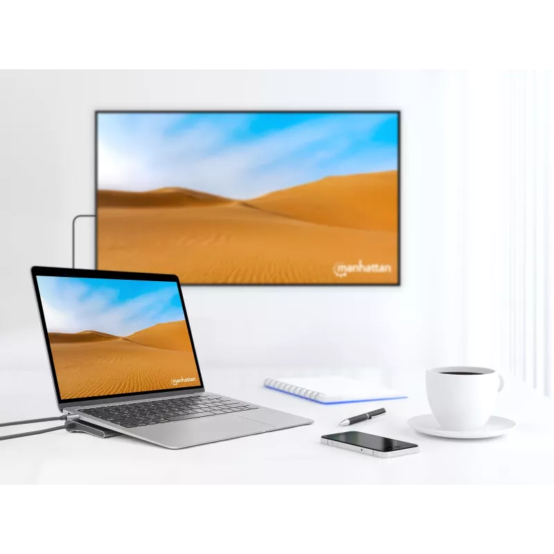 Dok/Stacja dokująca Manhattan USB-C 10 portów 4K 60Hz Power Delivery