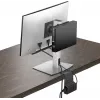 DELL Pro Micro All-in-One Stand - MFS22, 5.8 kg, 48.3 cm (19 cali), 68.6 cm (27 cali), 100 x 100 mm, regulacja wysokości, srebrny, czarny