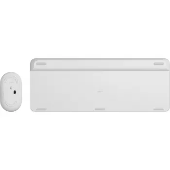 LOGITECH Slim Wireless Keyboard And Mouse Combo Mk470 - Offwhite - Qwerty Us/int'l