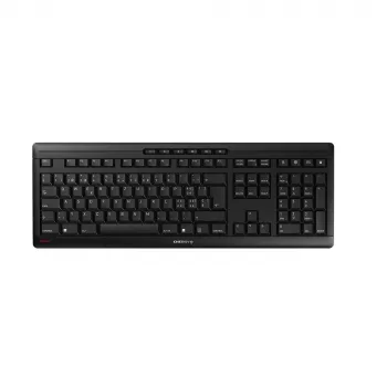 CHERRY Stream Wireless Klawiatura bezprzewodowa Uniwersalna RF Bezprzewodowa + USB QWERTZ Szwajcarska Czarna