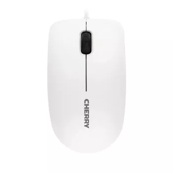 Mysz przewodowa CHERRY MC 1000, jasnoszara, USB, symetryczna, optyczna, USB typu A, 1200 DPI, szara