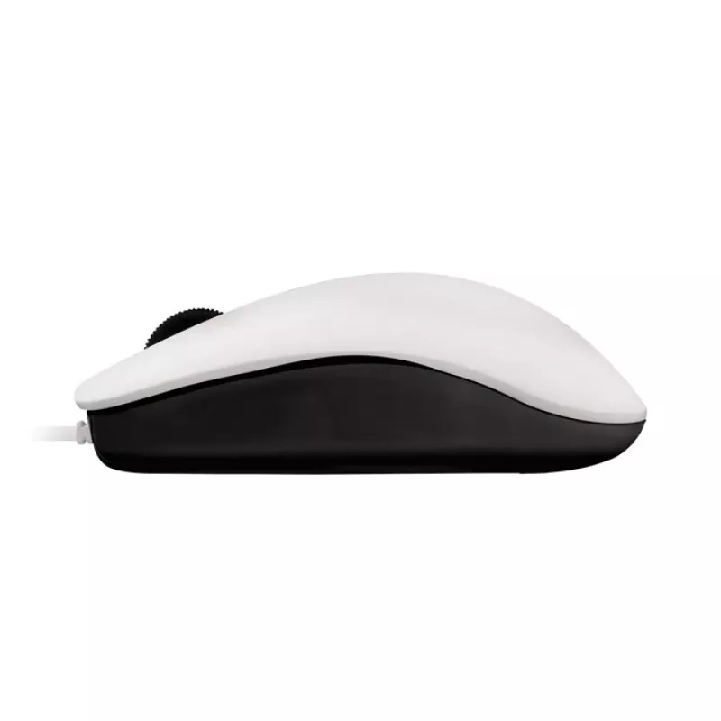 Mysz przewodowa CHERRY MC 1000, jasnoszara, USB, symetryczna, optyczna, USB typu A, 1200 DPI, szara