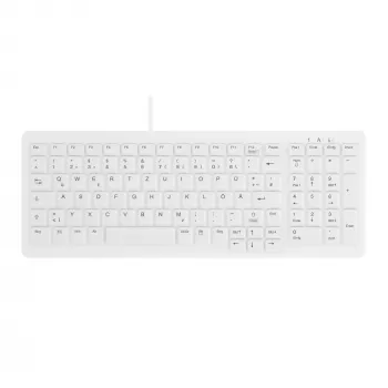 Klawiatura medyczna Contour Design Active Key Contour ClassicClean z wyjmowaną pokrywą, kompaktowa, przewodowa, biała, DE C7000