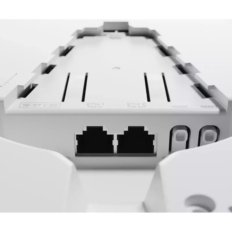 Punkt dostępowy sufitowy/ścienny MikroTik cAP XL ac Wi‑Fi 802.11ac dual‑band 2.4/5 GHz PoE, 2× Gigabit Ethernet, RouterOS, biały