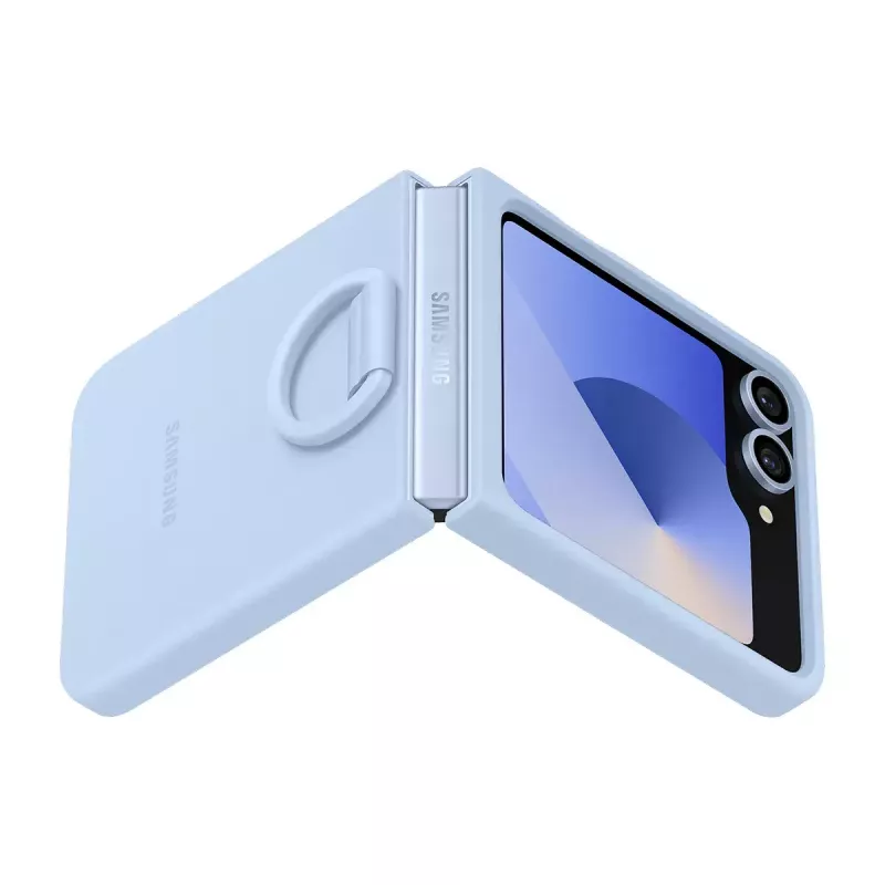 Samsung EF-PF741TLEGWW etui na telefon komórkowy 17 cm (6.7 cala) Pokrowiec Niebieski