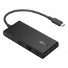 ASUS Dual 4K USB-C Dock DC201 Przewodowy USB 3.2 Gen 2 (3.1 Gen 2) Type-C Czarny