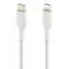 Kabel BELKIN Lightning do USB-C w oplocie 1 m biały