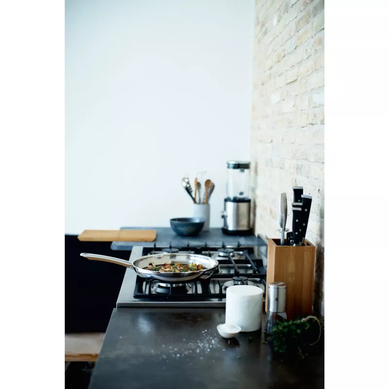 WMF 1756286411 Czarna, Stal nierdzewna Aluminium, Stal nierdzewna