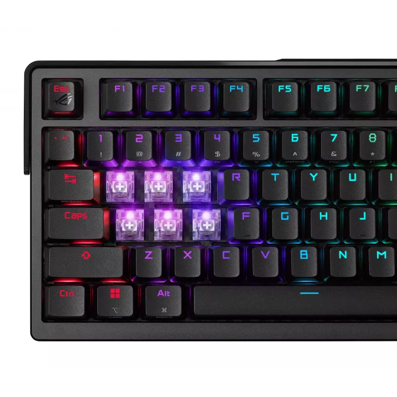 Klawiatura ASUS ROG Azoth Extreme Gaming USB + RF Wireless + Bluetooth QWERTZ Czarny