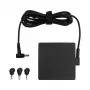 Zasilacz ASUS U90W-01 (ADP-90LE B) 90W, wejście 100–240V, chłodzenie pasywne, 75×75 mm, kabel 0,16 m, czarny