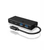 ICY BOX IB-HUB1426-CPD USB 3.2 Gen 1 (3.1 Gen 1) Type-C 5000 Mbit/s Czarny