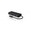 ICY BOX IB-HUB1426-CPD USB 3.2 Gen 1 (3.1 Gen 1) Type-C 5000 Mbit/s Czarny