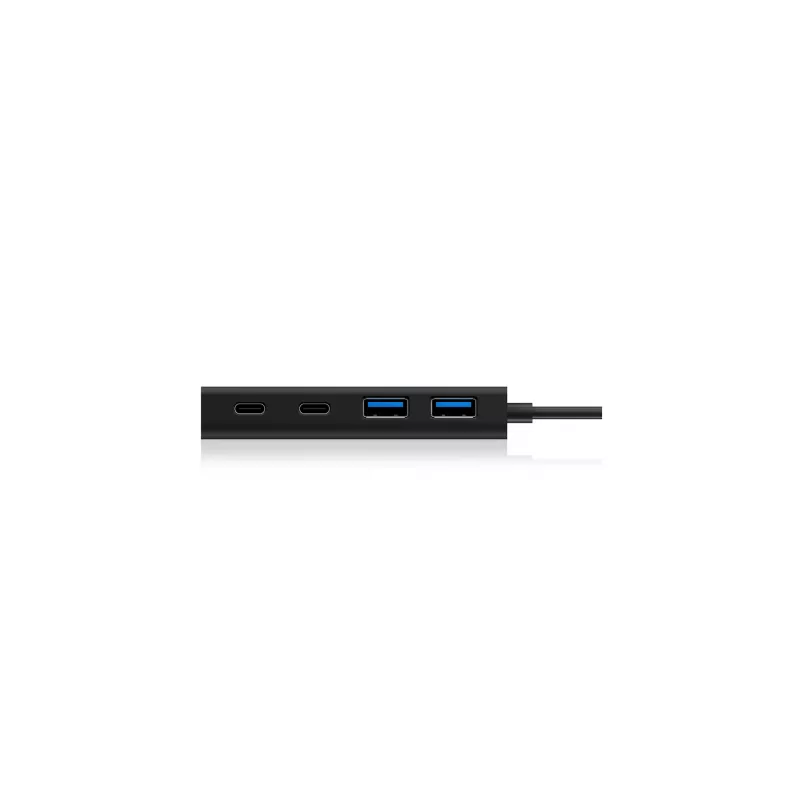 ICY BOX IB-HUB1426-CPD USB 3.2 Gen 1 (3.1 Gen 1) Type-C 5000 Mbit/s Czarny