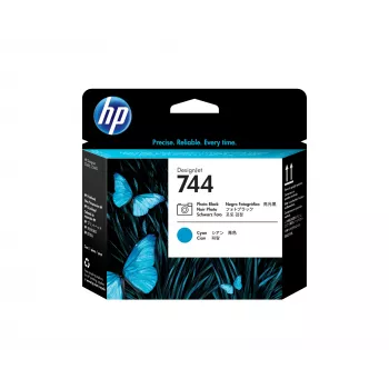 Głowica drukująca HP 744 Photo Czarny/cyjan DesignJet