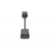 Kabel DIGITUS DP - HDMI 20 cm czarny DP - HDMI typ A M/F HDMI 2.0