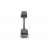 Kabel DIGITUS DP - HDMI 20 cm czarny DP - HDMI typ A M/F HDMI 2.0
