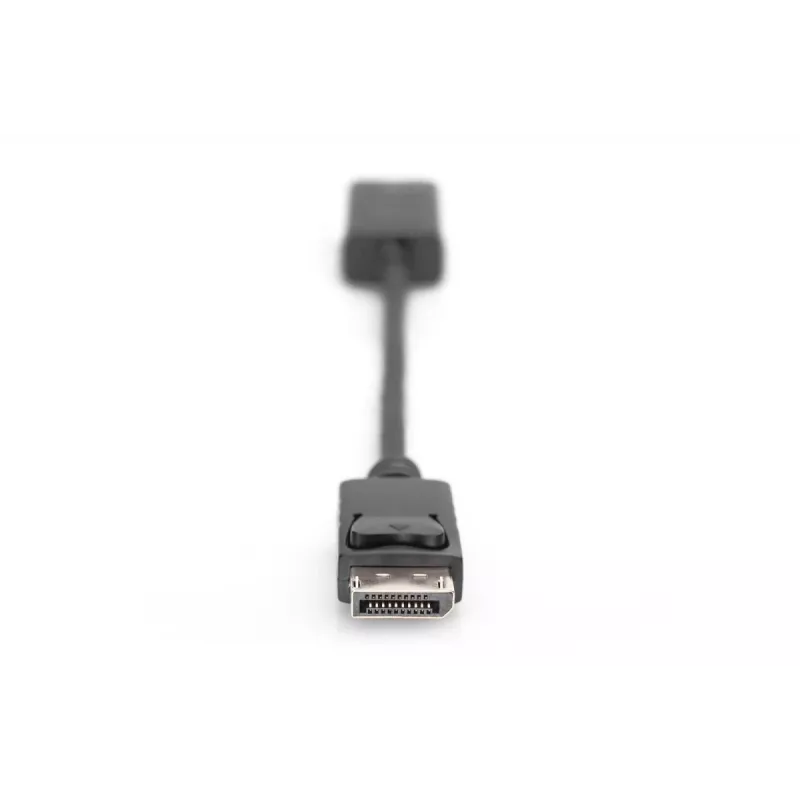 Kabel DIGITUS DP - HDMI 20 cm czarny DP - HDMI typ A M/F HDMI 2.0