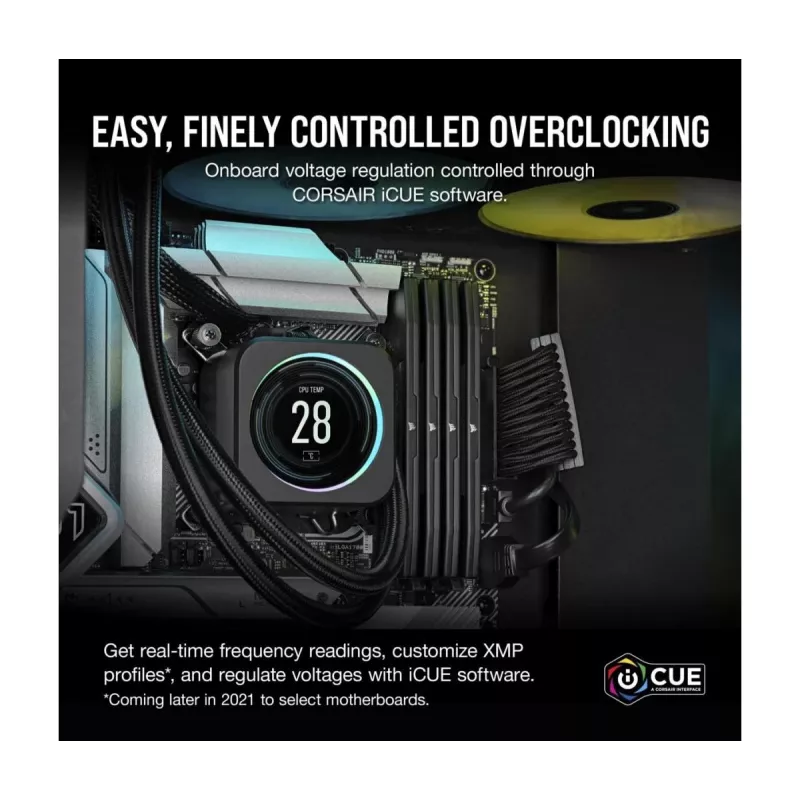 Pamięć CORSAIR 64GB - DDR5 (2x32GB) DRAM 5600MT/s CL40 Kit - Vengeance Czarny